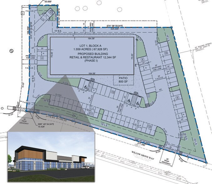 More Photos Of NEC Willow Grove Way & Hwy 75, Melissa Land For Lease