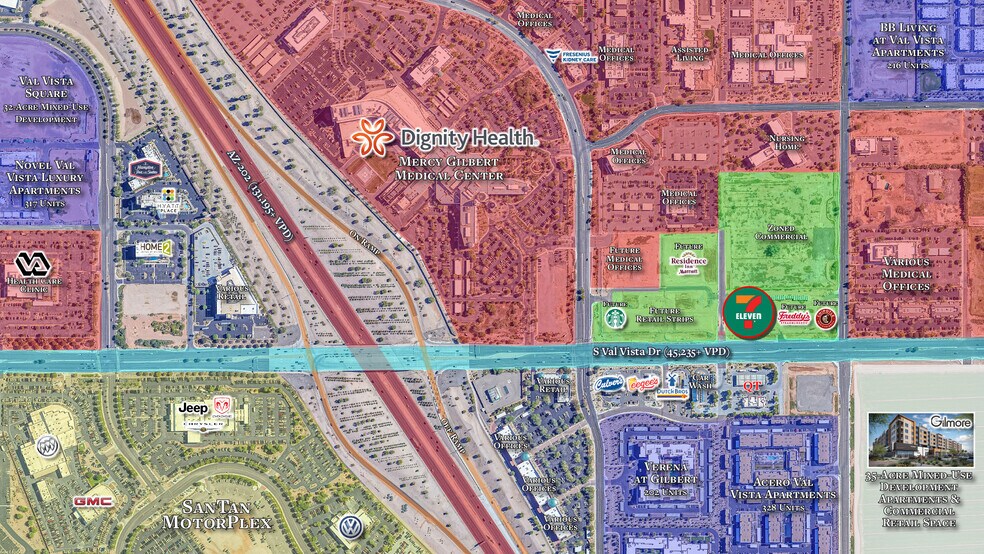 More Photos Of 3725 S Val Vista Dr, Gilbert Service Station For Sale