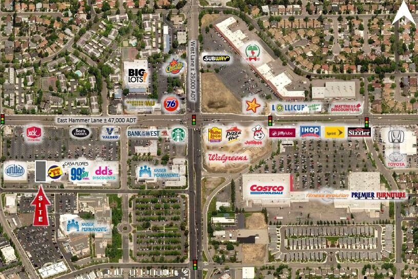 More Photos Of 1010 E Hammer Ln, Stockton Storefront For Lease