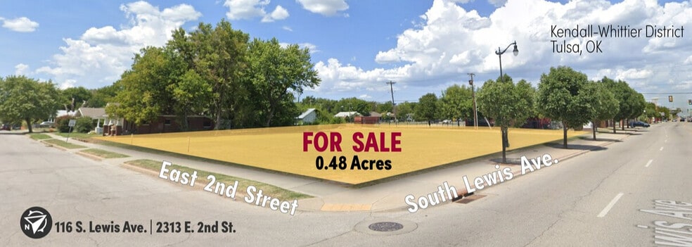 Primary Photo Of 116 S. Lewis and 2313 E. 2nd St., Tulsa Land For Sale