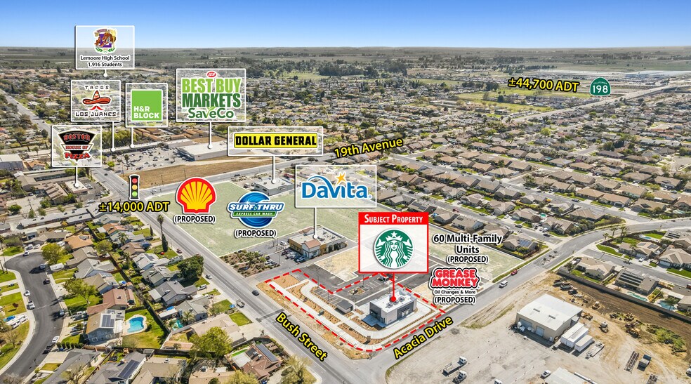 More Photos Of 1395 Bush St, Lemoore General Retail For Sale