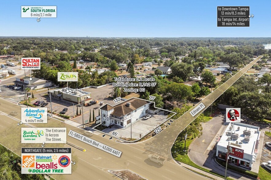 More Photos Of 3601 E Busch Blvd, Tampa Storefront Retail Office For Lease