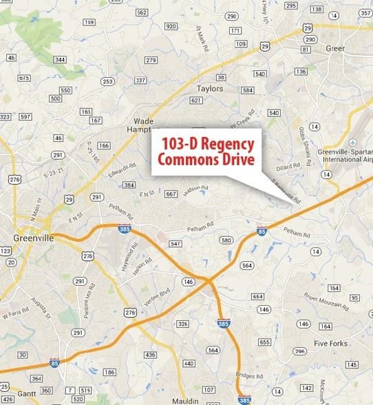 More Photos Of 103 Regency Commons Dr, Greer Office For Lease