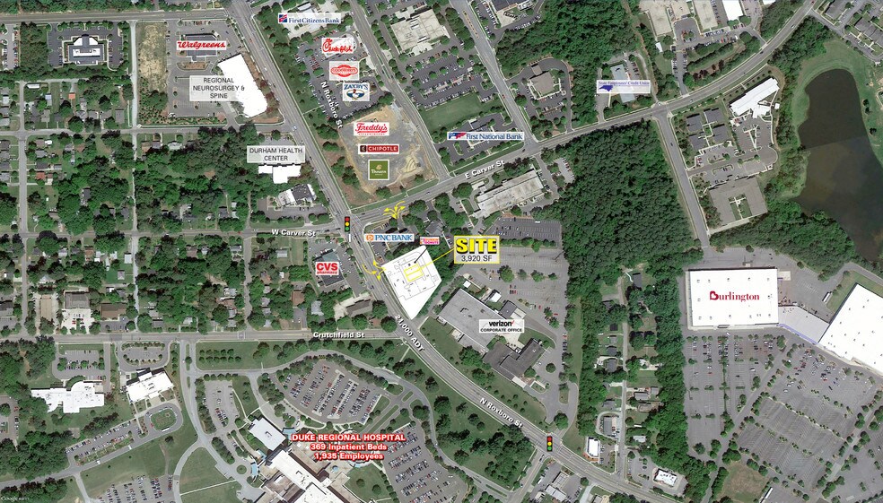 More Photos Of 3718 N Roxboro St, Durham Freestanding For Sale