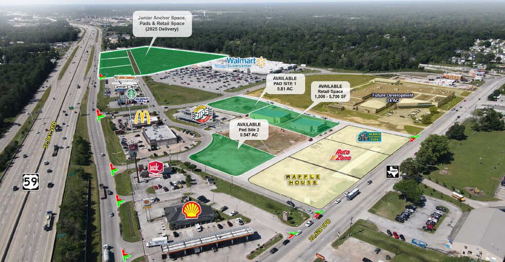 More Photos Of SWC Hwy 59 At FM 1485, New Caney Unknown For Lease