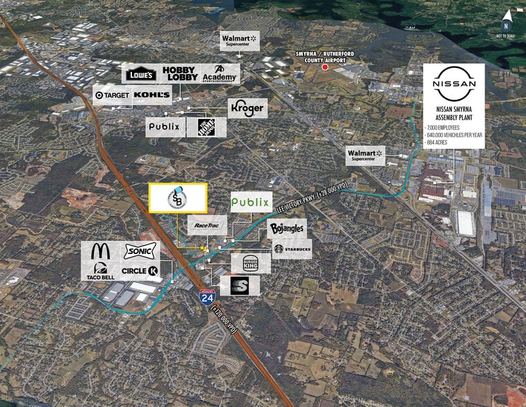 More Photos Of 810 Seven Oaks Blvd, Smyrna Auto Repair For Sale