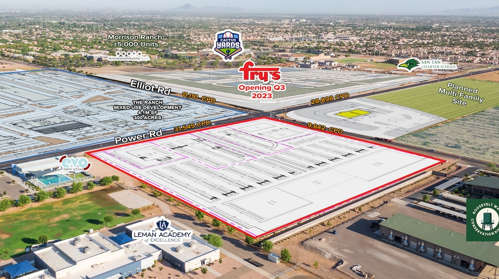 More Photos Of SEC Elliot & Power Rd, Mesa Land For Lease