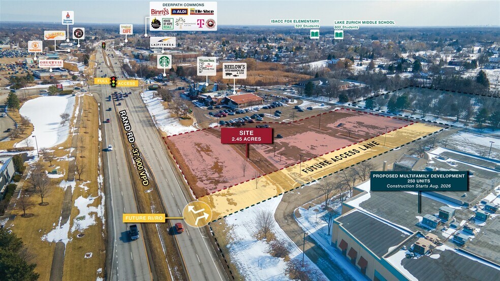 Primary Photo Of 755 S Rand Rd, Lake Zurich Land For Lease