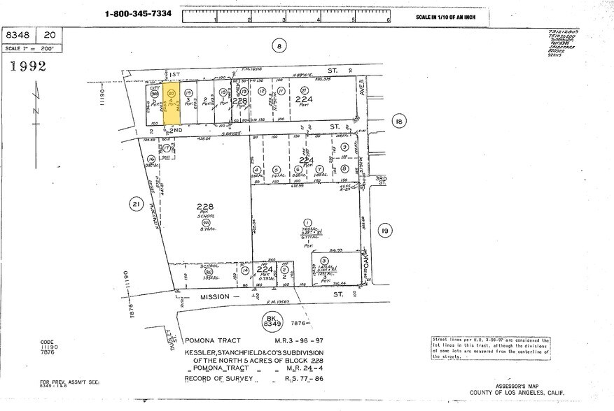 More Photos Of 1573 W 2nd St, Pomona Land For Sale