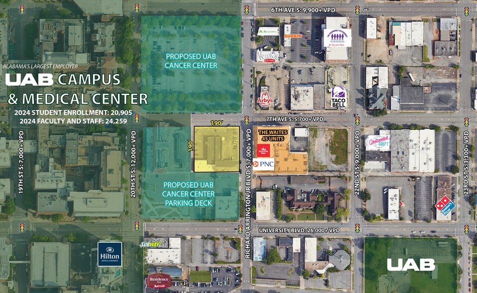 More Photos Of 700 Richard Arrington Jr Blvd S, Birmingham Land For Lease