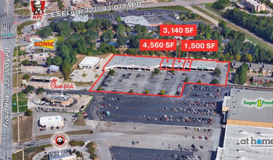 More Photos Of 3826-3900 Troup Hwy, Tyler Storefront For Lease