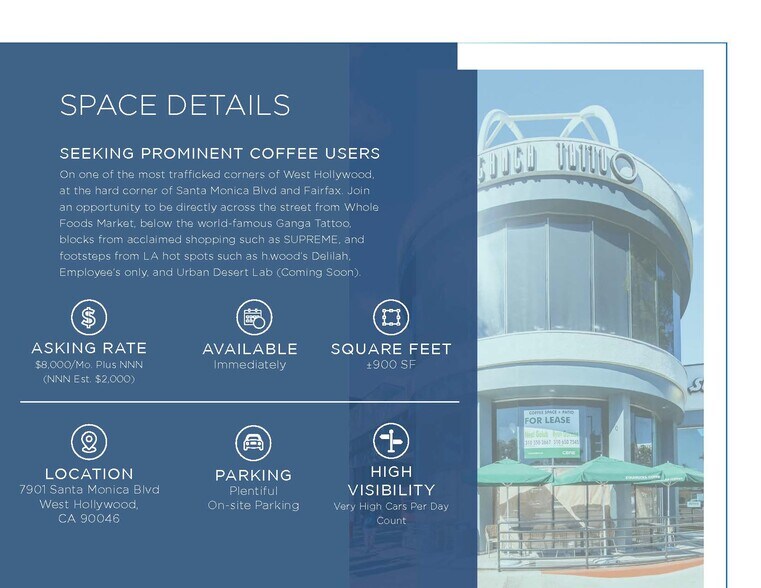More Photos Of 7901-7913 Santa Monica Blvd, West Hollywood General Retail For Lease