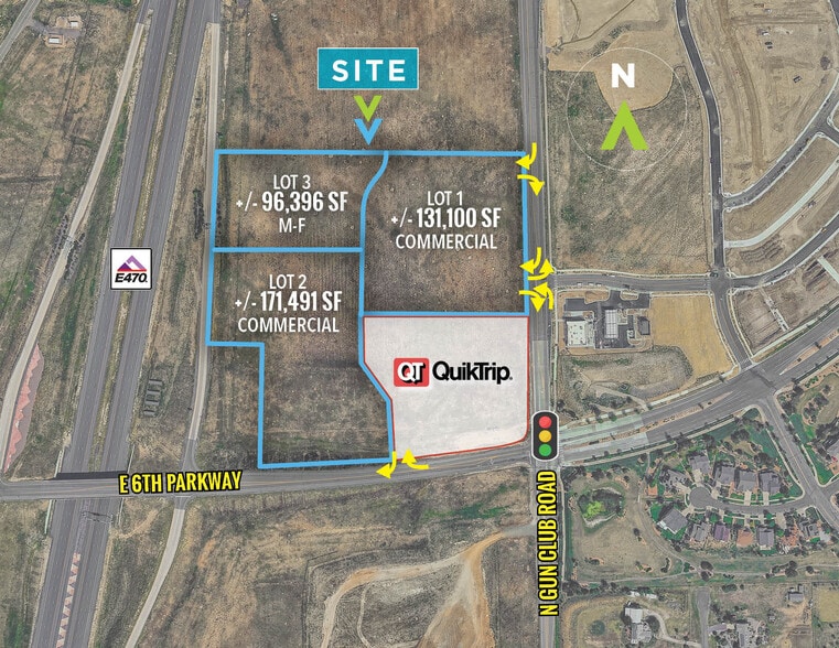 Primary Photo Of Nwc E 6th Parkway & Gun Club Road, Aurora Land For Sale