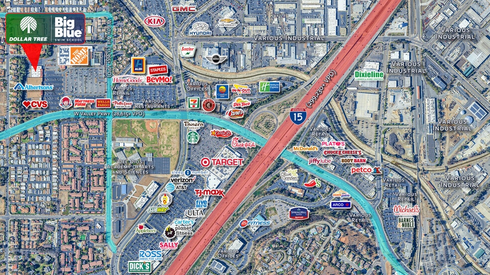 More Photos Of 1580 W Valley Pky, Escondido General Retail For Sale