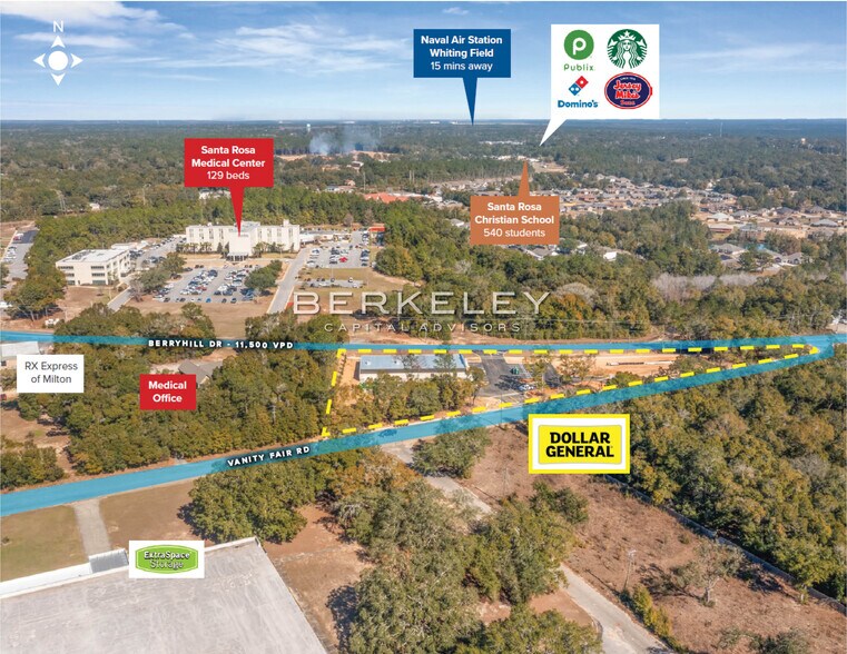 More Photos Of 6026 Berryhill rd, Milton General Retail For Sale