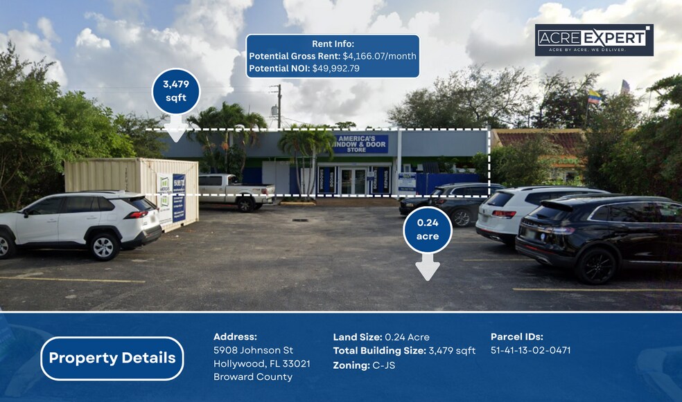 Primary Photo Of 5908 Johnson St, Hollywood Light Manufacturing For Sale