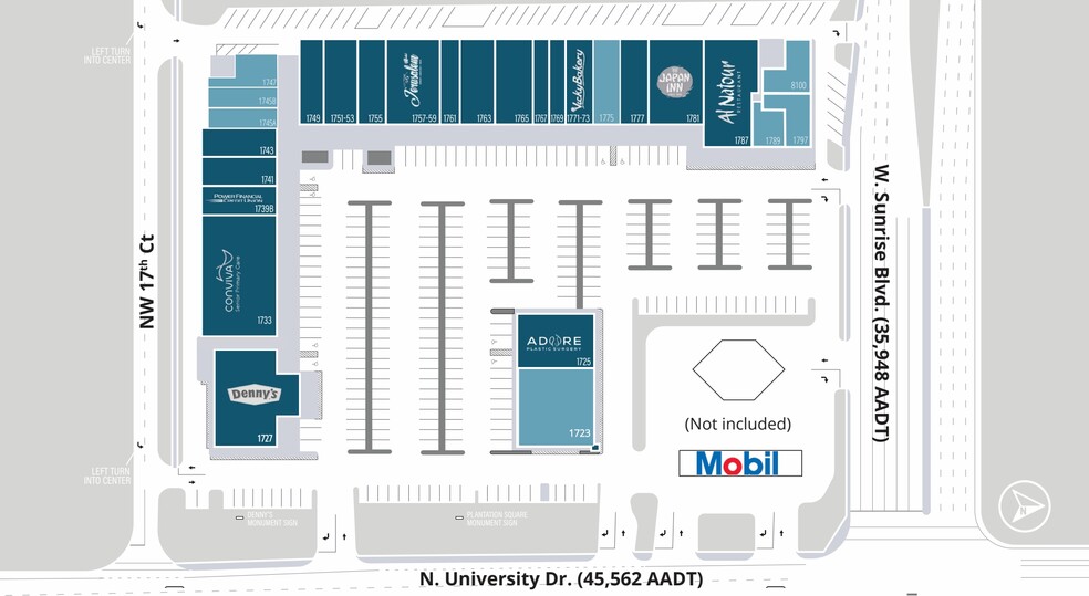 More Photos Of 1727-1797 N University Dr, Plantation Unknown For Lease