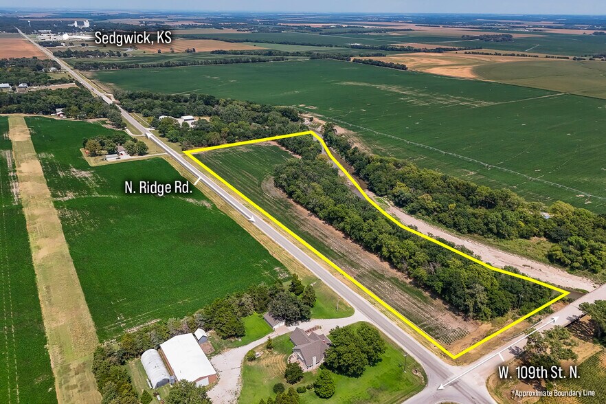 Primary Photo Of 11.17+/- Acres at Ridge & 109th St. N. rd, Valley Center Land For Sale