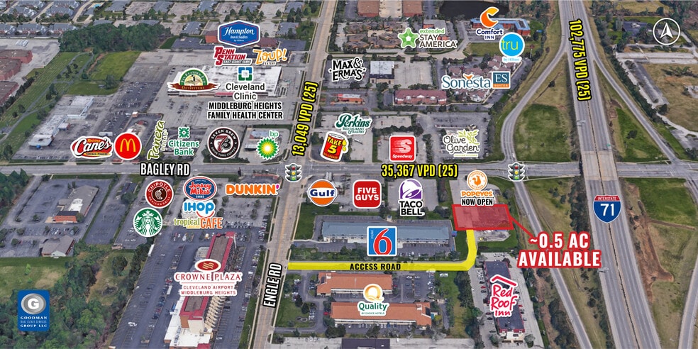 Primary Photo Of 17505 Bagley Rd, Middleburg Heights Land For Lease