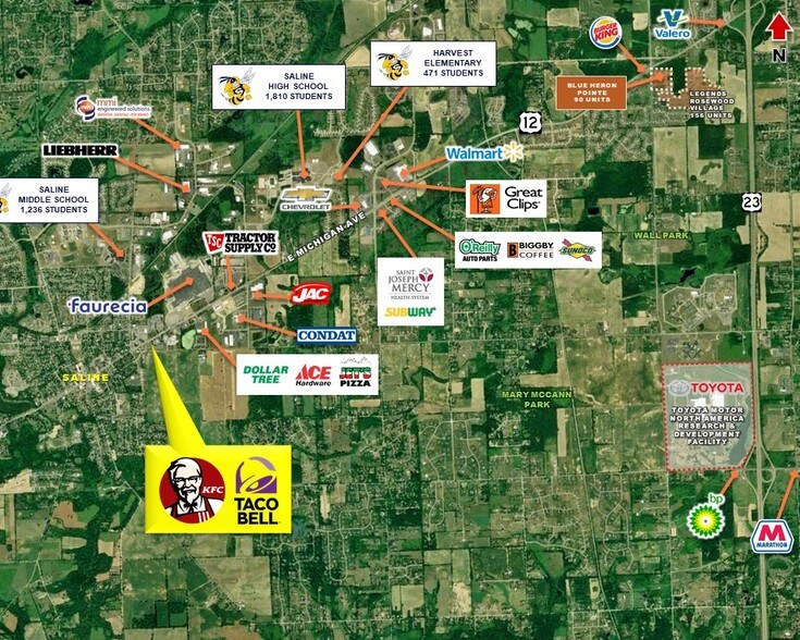 More Photos Of 502 E Michigan Ave, Saline Fast Food For Sale