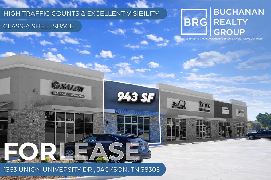 More Photos Of 1363 Union University Dr, Jackson Storefront For Lease