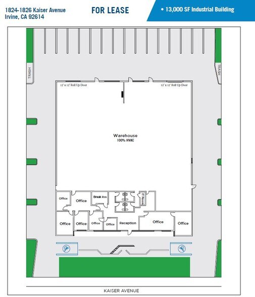 More Photos Of 1824 Kaiser Ave, Irvine Light Manufacturing For Lease