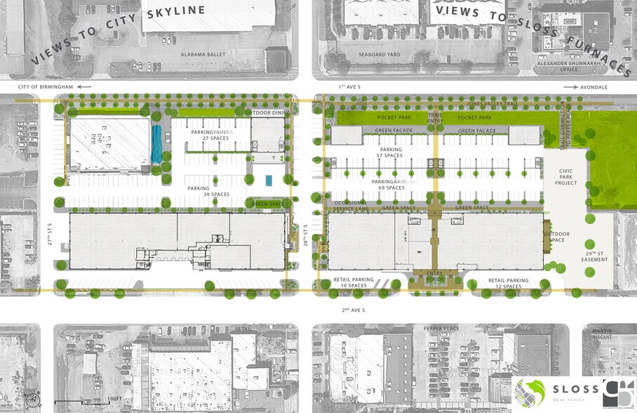 More Photos Of 2810-2820 2nd Ave S, Birmingham Flex For Lease