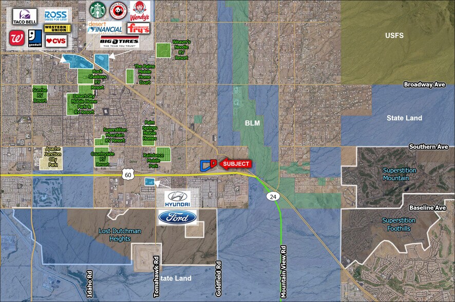 More Photos Of Goldfield Rd & Hwy 60, Apache Junction Land For Sale
