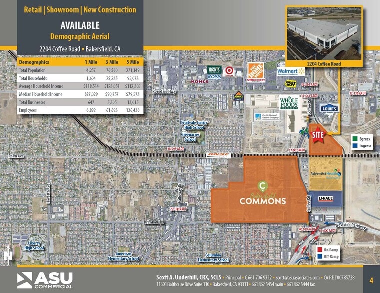 More Photos Of 2204 Coffee Rd, Bakersfield Showroom For Lease