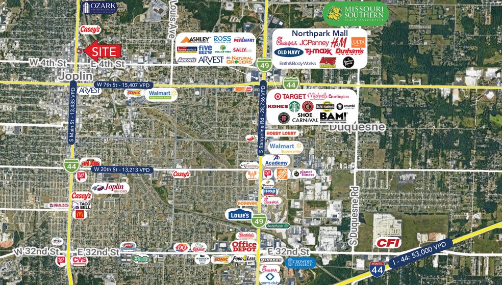 More Photos Of 101 S Main St, Joplin Freestanding For Sale