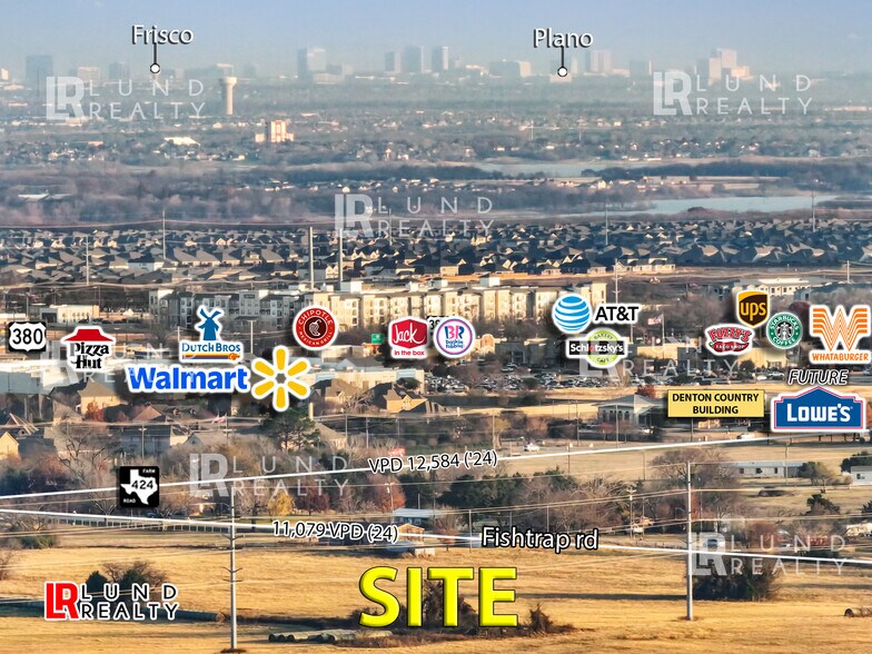 More Photos Of 65.8 Ac CORNER US-377 & Fishtrap Rd & FM-424, Cross Roads Land For Sale