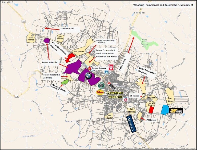 More Photos Of 966 N Main St, Woodruff Land For Lease