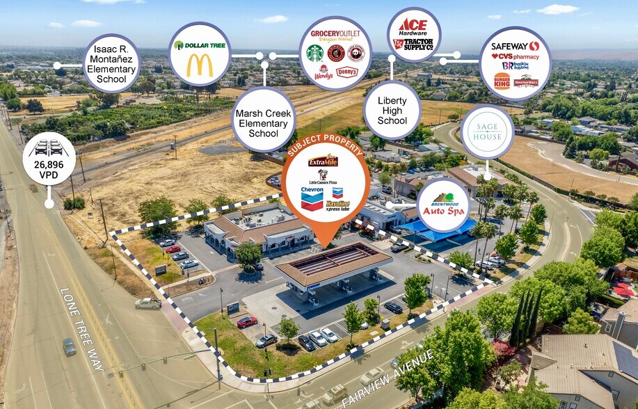 Primary Photo Of 6925 Lone Tree Way, Brentwood Convenience Store For Sale