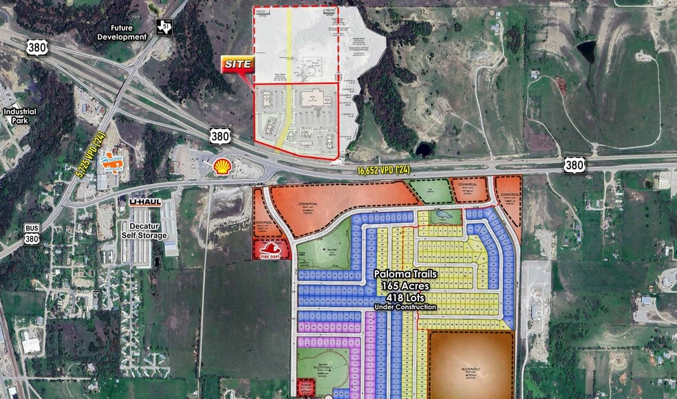 Primary Photo Of NEQ of US-380 at E Bus 380, Decatur Land For Sale