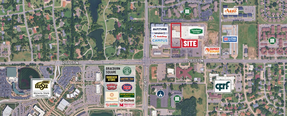 Primary Photo Of 4930-4950 E 21st St, Wichita Storefront Retail Office For Lease