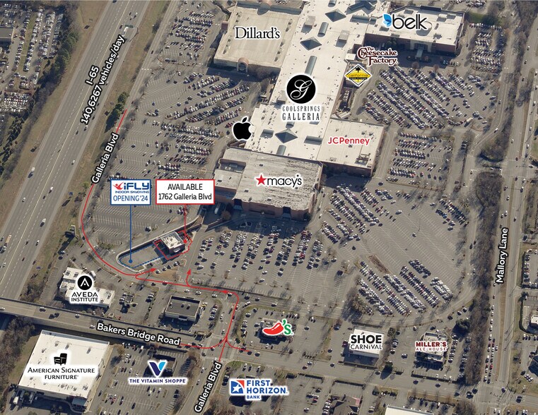 More Photos Of 1762 Galleria Blvd, Franklin Restaurant For Lease