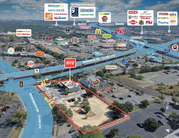 Primary Photo Of 6040 Bandera Rd, Leon Valley Fast Food For Lease