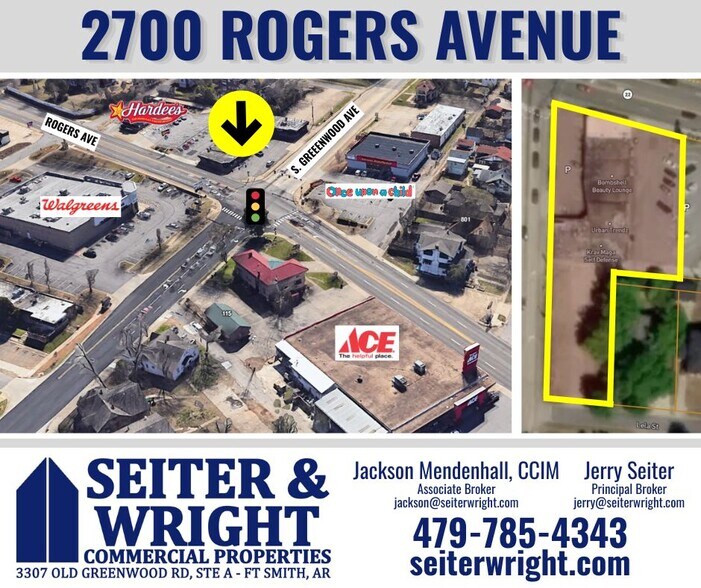 Primary Photo Of 2700 Rogers Ave, Fort Smith Land For Sale