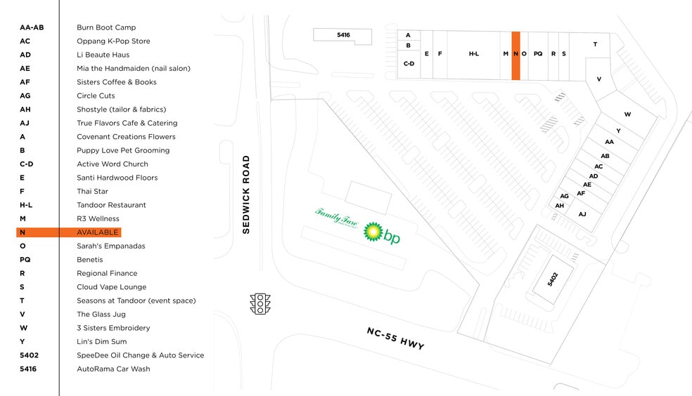 More Photos Of 5410 NC Hwy 55, Durham Unknown For Lease