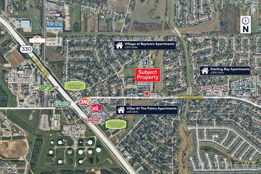 More Photos Of 3700 W Baker Rd, Baytown Service Station For Lease