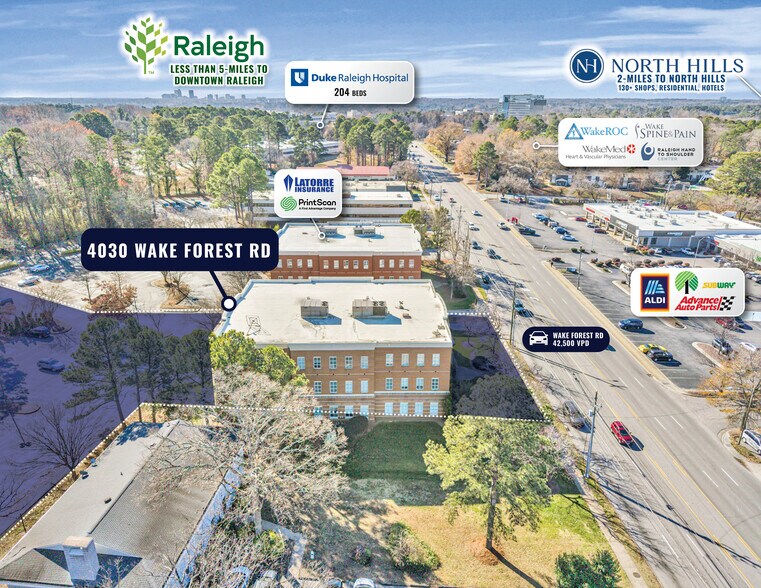 More Photos Of 4030 Wake Forest Rd, Raleigh Office For Sale