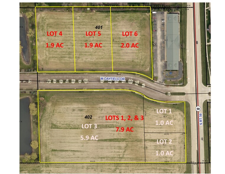 Primary Photo Of Route 59 & Dayfield Dr, Plainfield Land For Sale