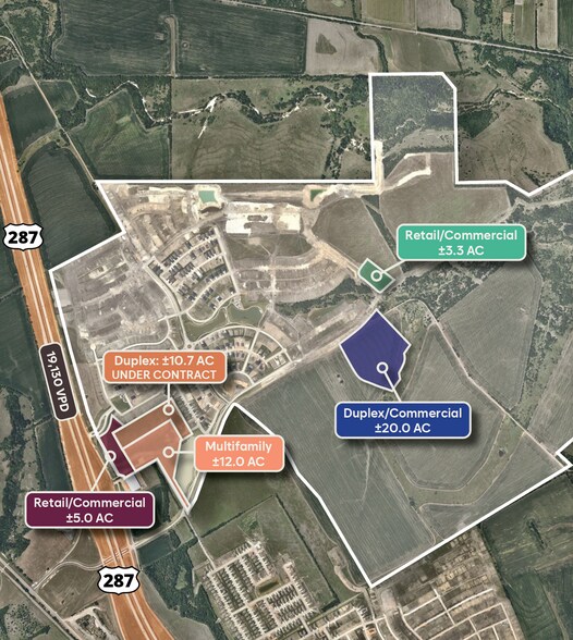 More Photos Of Hwy 287 & Dartmoor Dr, Waxahachie Land For Sale