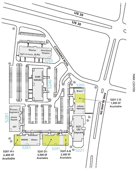 More Photos Of 5201 Fountain Dr, Crown Point Unknown For Lease