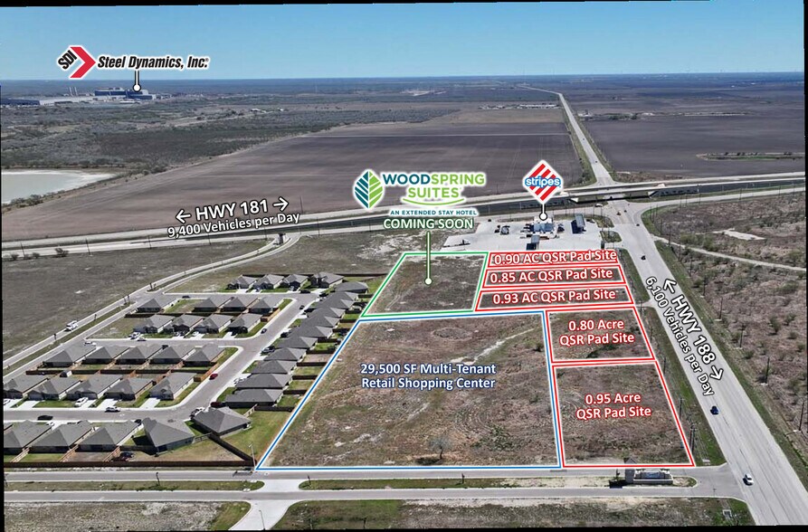 More Photos Of NWC of TX-89 (U.S. 181) & E. Sinton St., Sinton Land For Sale