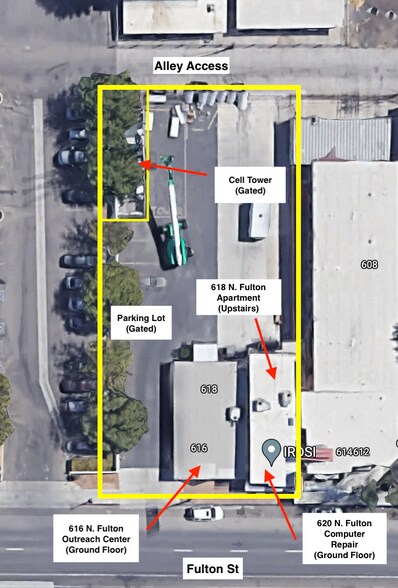 More Photos Of 616-620 N Fulton St, Fresno Office Residential For Sale