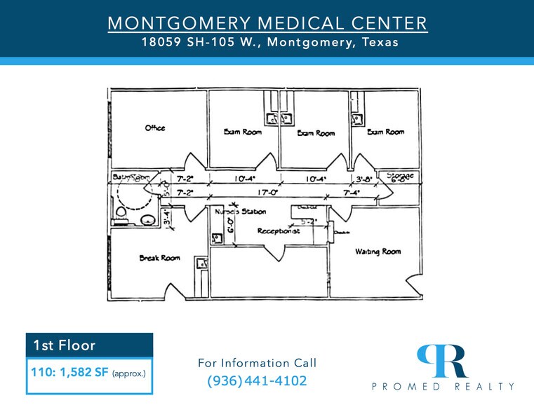 More Photos Of 18057 Highway 105 W, Montgomery Medical For Lease