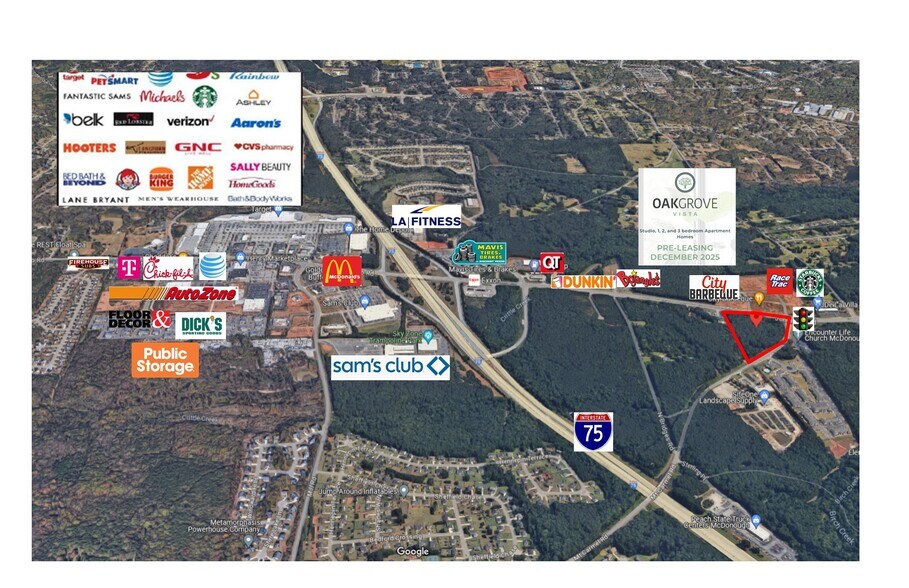 More Photos Of 1199 Jonesboro Rd, Mcdonough Land For Lease