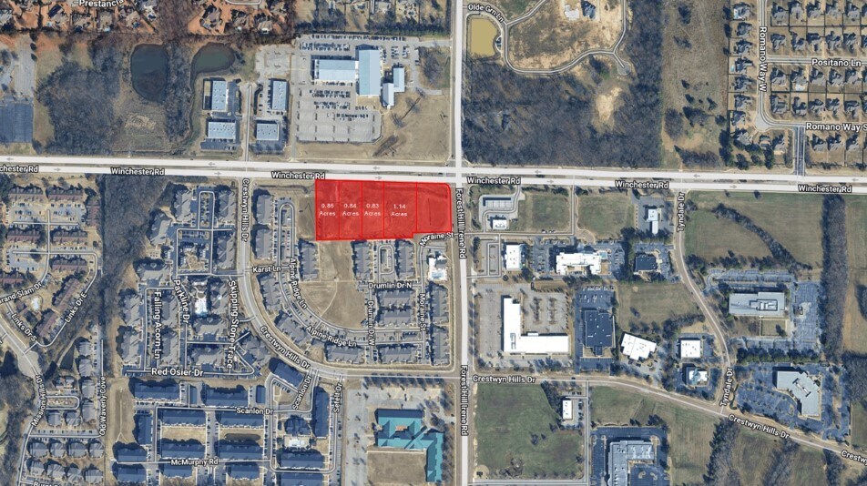 More Photos Of Winchester Rd @ Forest Hill Irene Rd, Memphis Land For Lease