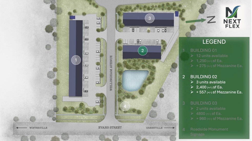 More Photos Of 110 Wellingham Ave, Greenville Flex For Lease